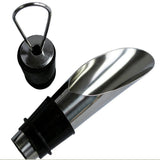 New Portable Wine Pourers Stainless Steel Cap Pour Spout Stopper Aerating Pourer Decanter Barware Accessories