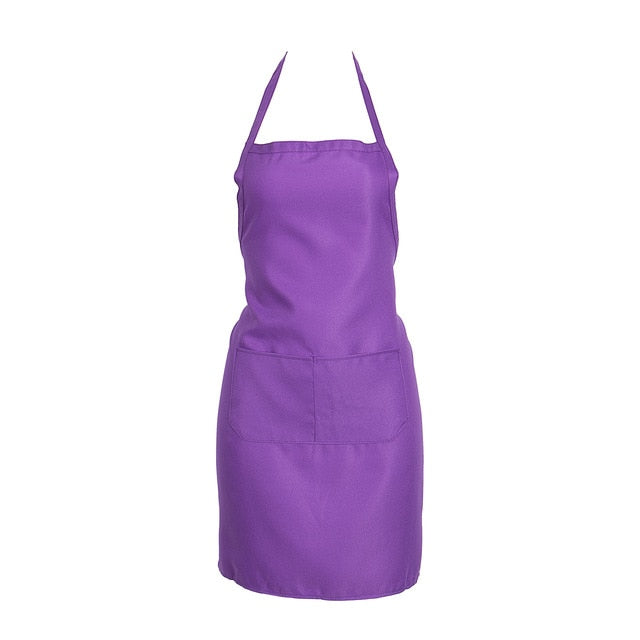 2019 solid Men Lady Woman Apron Home Kitchen Chef Aprons Restaurant Cooking Baking Dress Fashion Apron Free shipping