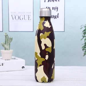 Direct Drinking Starry Cup Stainless Steel Vacuum Cup Cola Sports Water Drink Bottle Advertisement Gift Glass Botella Drinkware