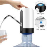 ZILU Home Water Dispenser Pump, USB Charging Automatic Electric Water Pump Portable Drinking Bottles Drinkware Switch Tools