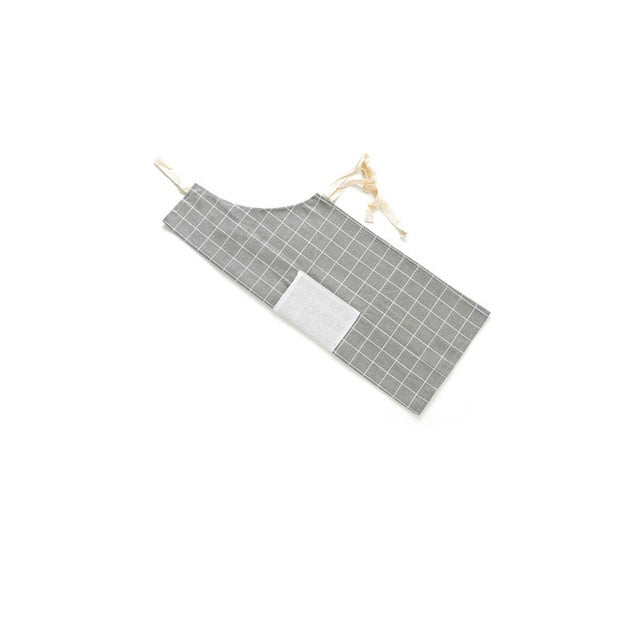 Half Body Sleeveless Cotton Apron For Cooking Oil-Proof Clean Apron Kitchen Overalls Bakery Bust Apron Household Products
