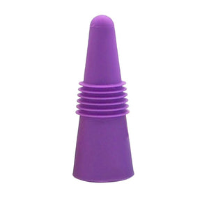 Reusable Silicone Bottle Stopper for Red Wine Champagne Beverage Soda Beer Cone Lid Sealing Top Cover Barware Bar Tools