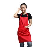 black color 63x70cm polyester classic design work apron kitchen apron with pocket couples apron