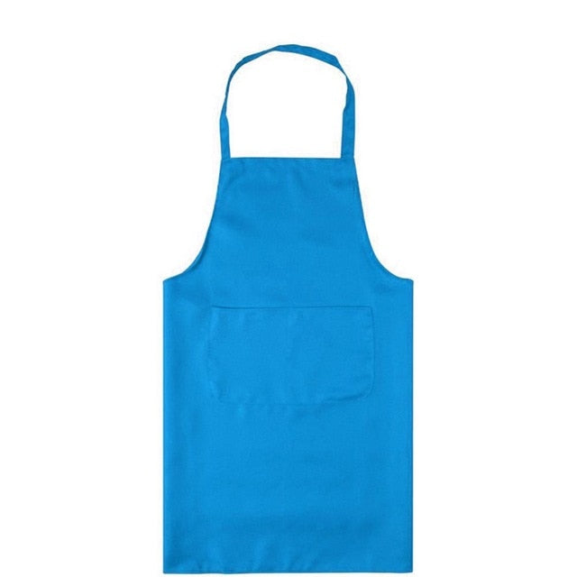 black color 63x70cm polyester classic design work apron kitchen apron with pocket couples apron