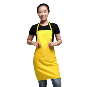 black color 63x70cm polyester classic design work apron kitchen apron with pocket couples apron